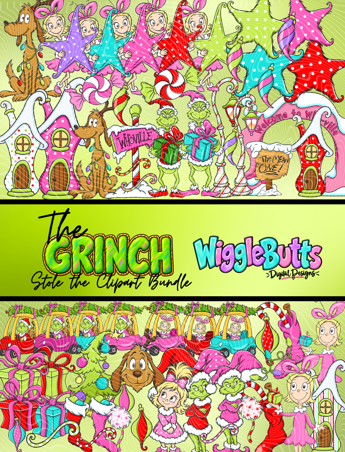 The Green Guy Stole the ClipArt Bundle Solo ClipArt Bundle