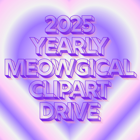 2025 Yearly Meowgical ClipArt Drive