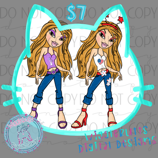 Bratty Girls ClipArt