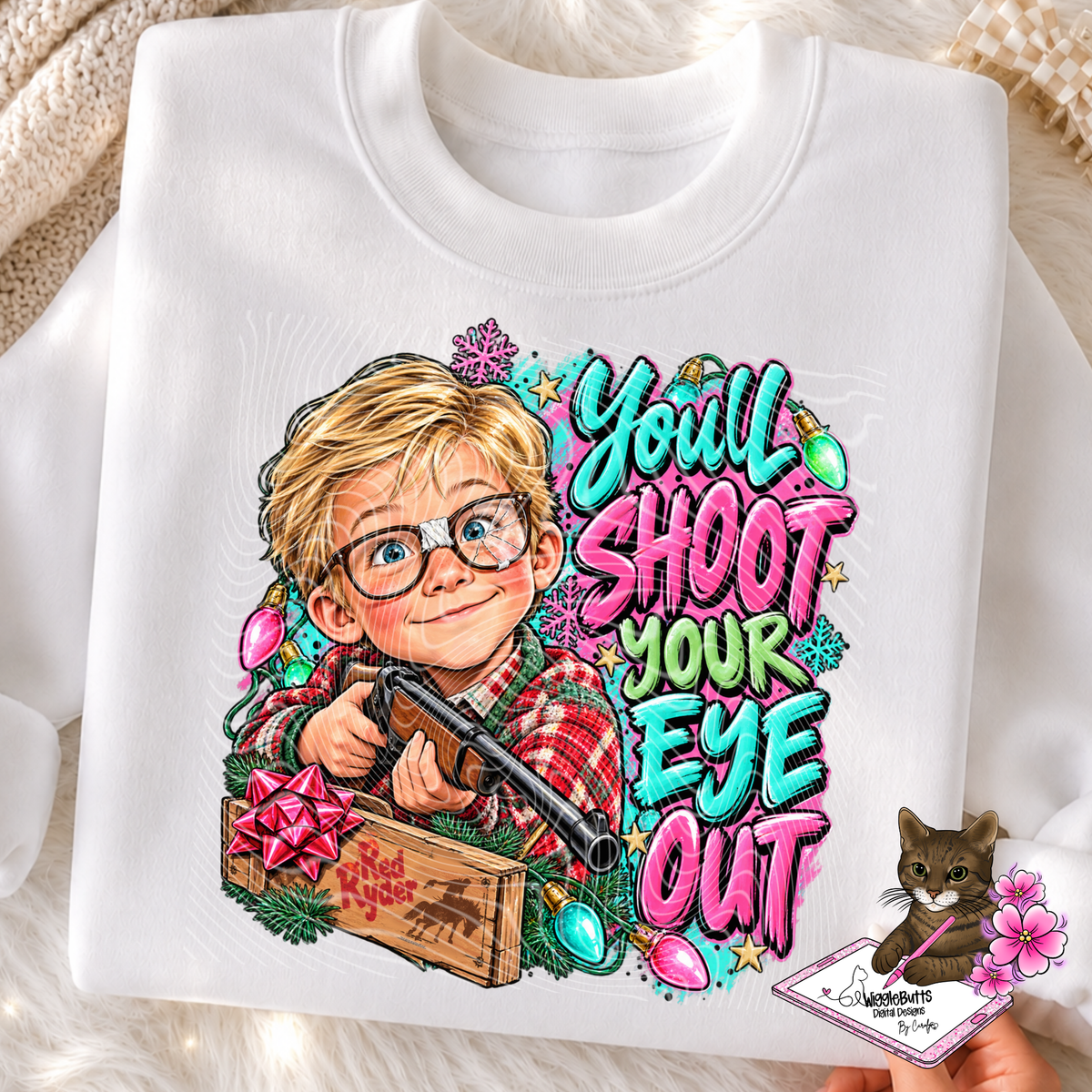 Christmas Movie Sh**t your eye out PNG Design