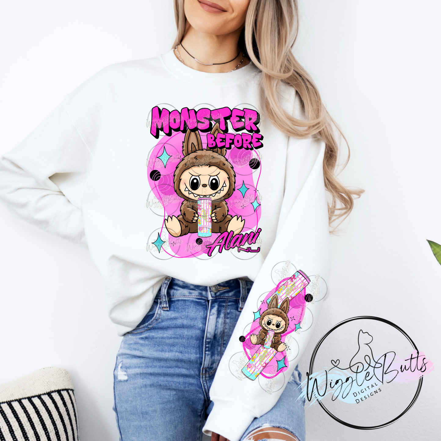 Little Monsters Drinks PNG Design Solo Bundle