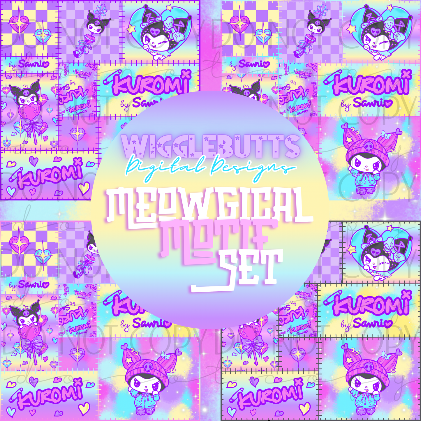 Kitty Friends Sweetness Meowgical Motif Set