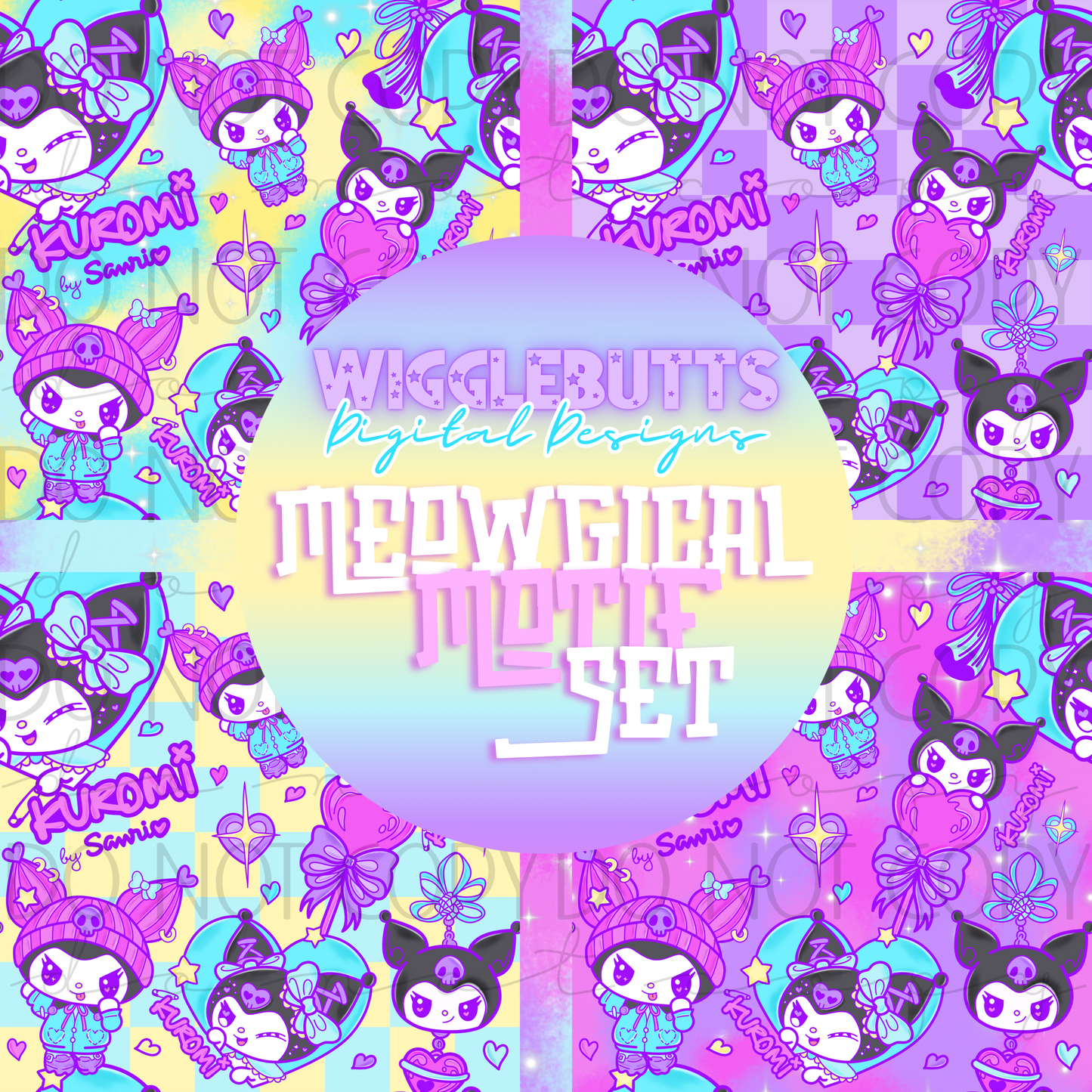 Kitty Friends Sweetness Meowgical Motif Set