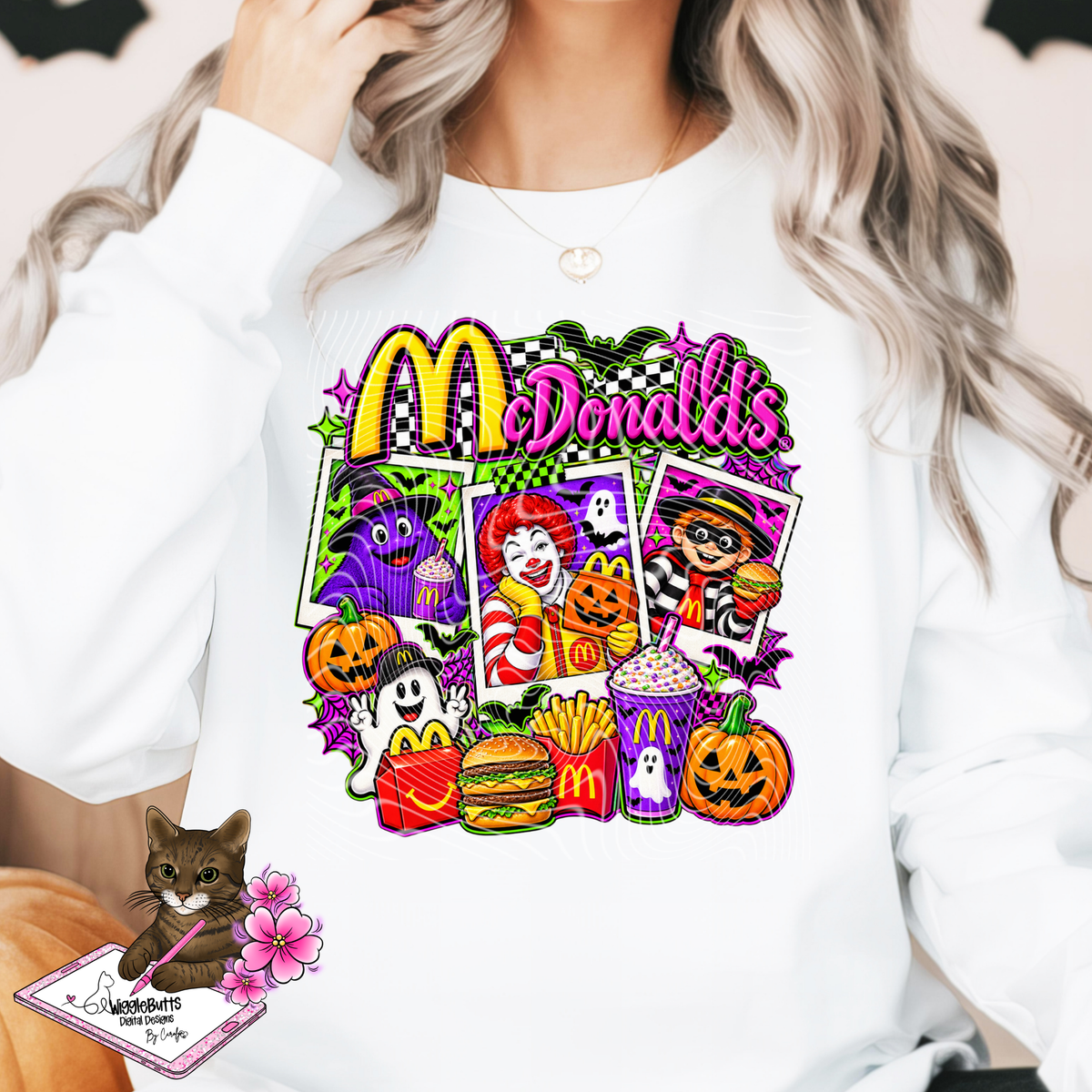 Fast Food Halloween PNG Design