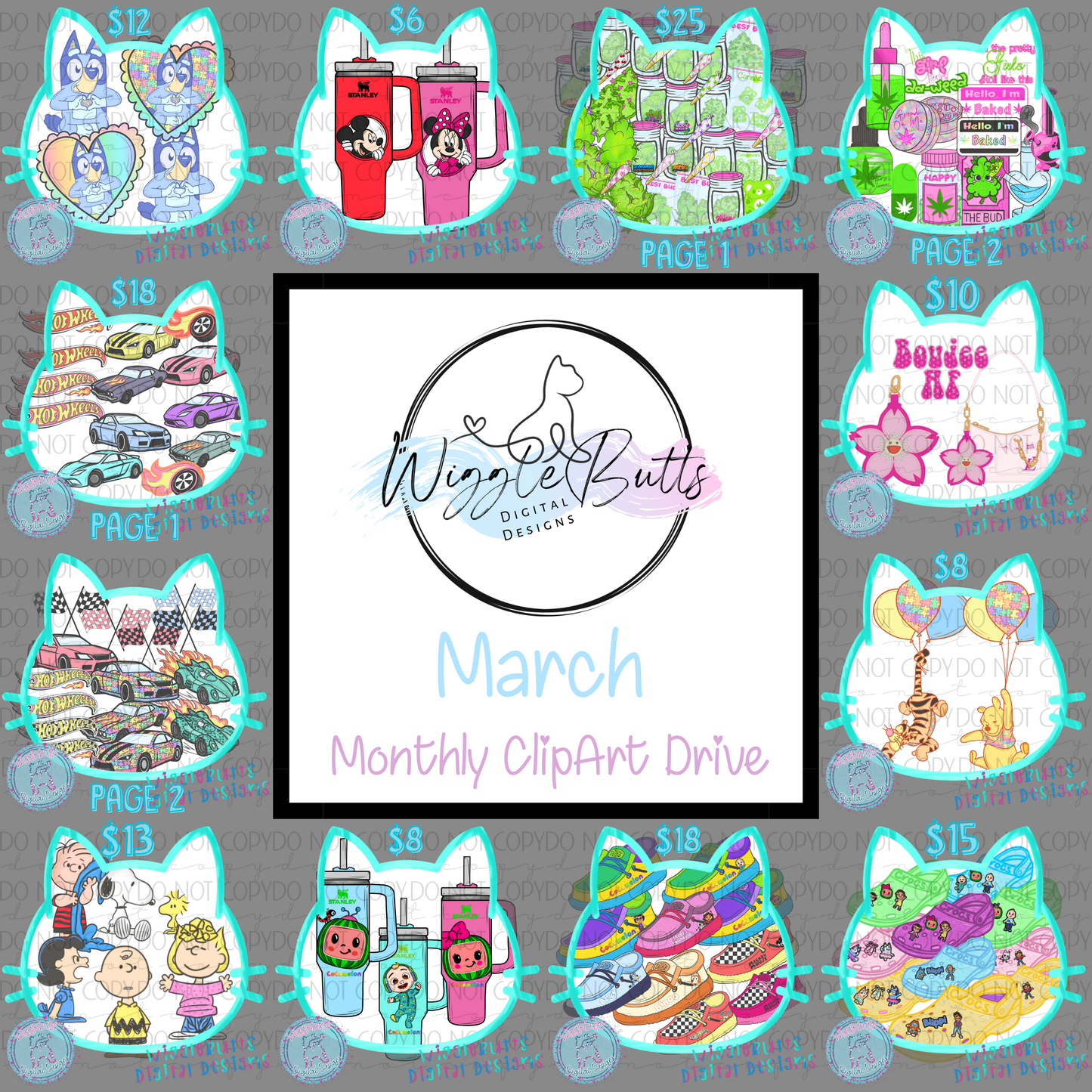 March 2025 Regular ClipArt Drive