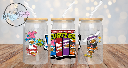 Turtles Kitty and Friends Libbys PNG Design