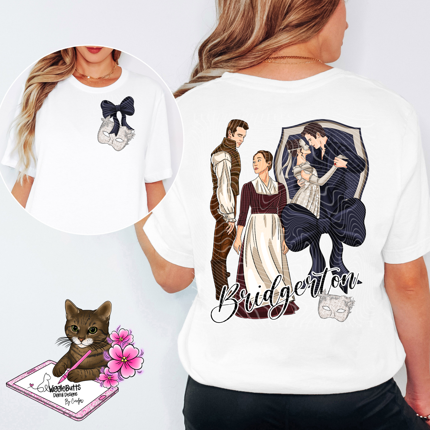 19th Century Drama PNG Design and Matching PNG Pocket Design