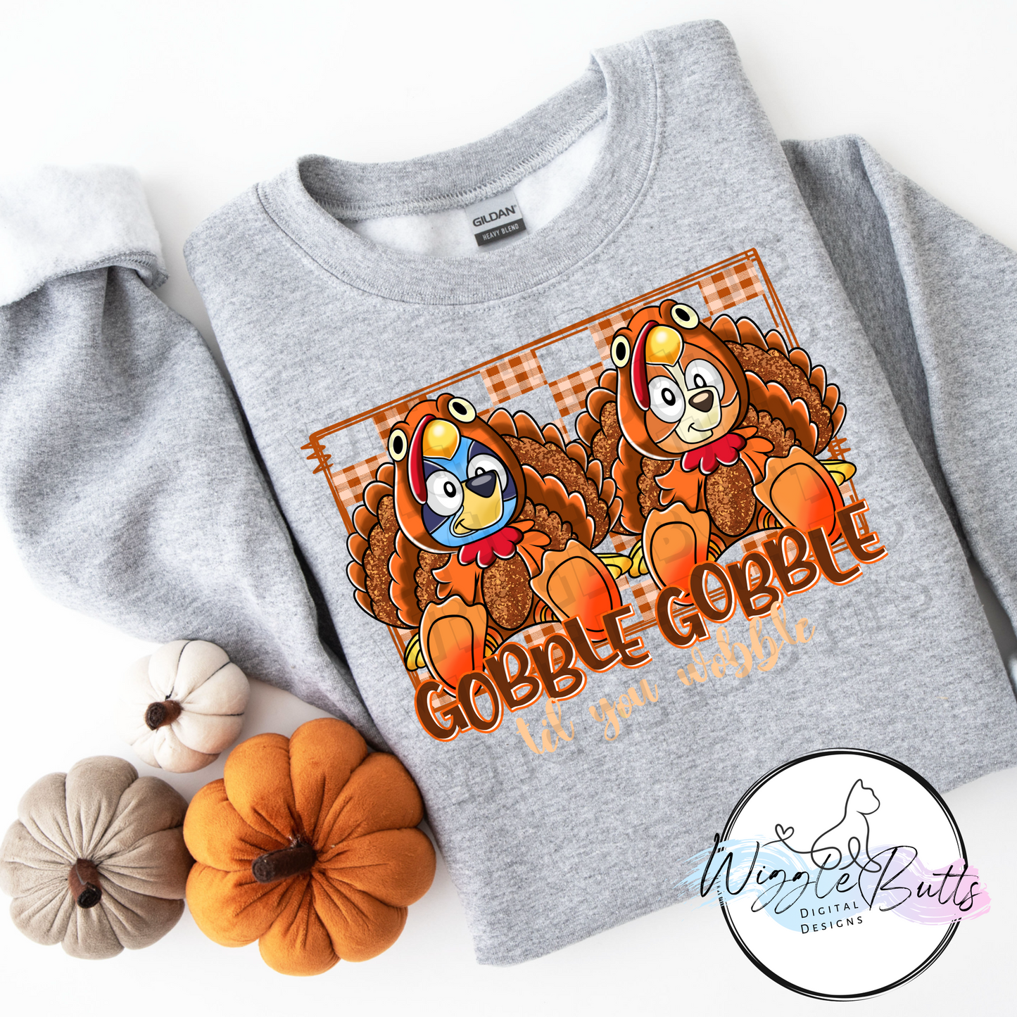 Blue Dog Puppies Thanksgiving Turkey Solo Bundle