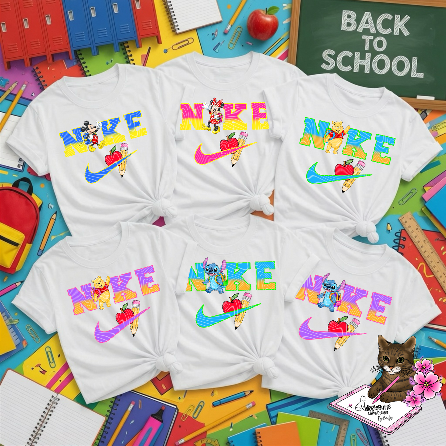 Back to School Characters Boujee Solo Design Bundle