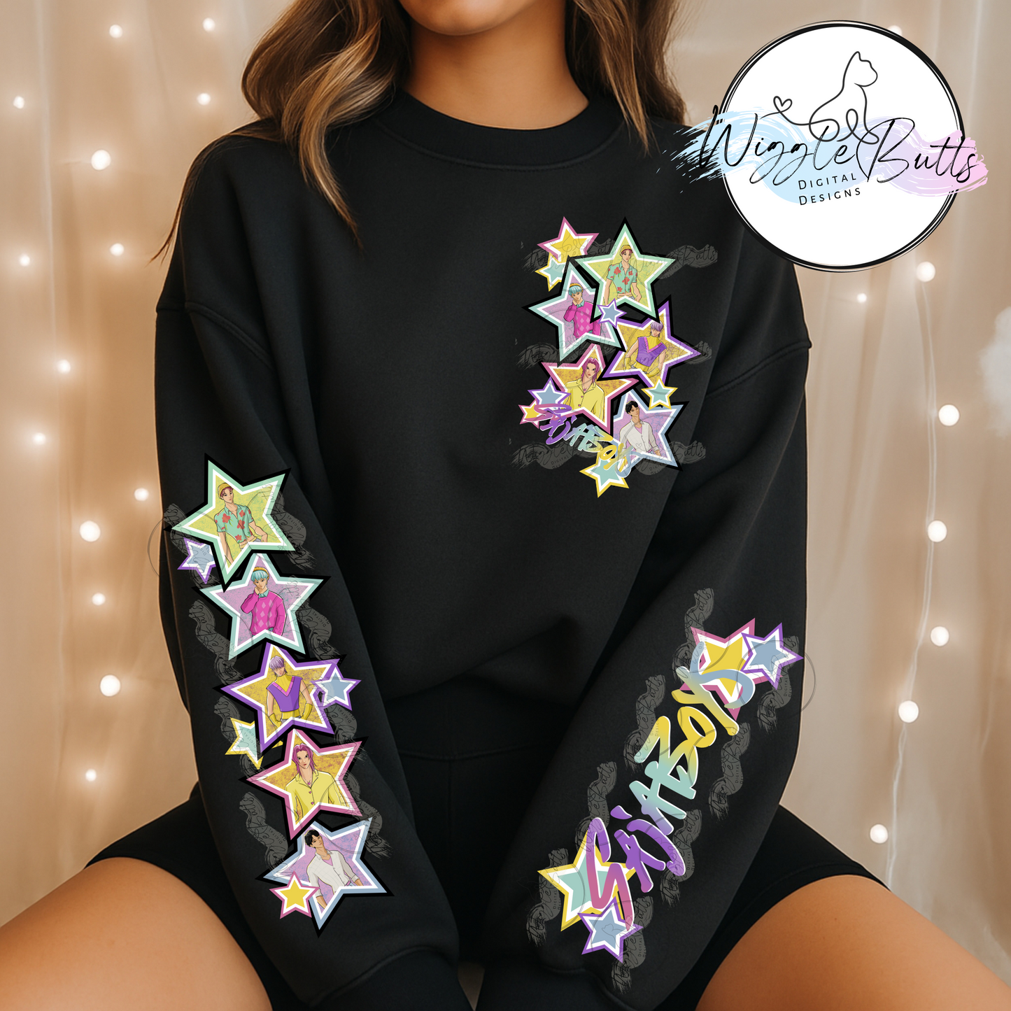 Anime Soda Boys PNG Design Bundle2