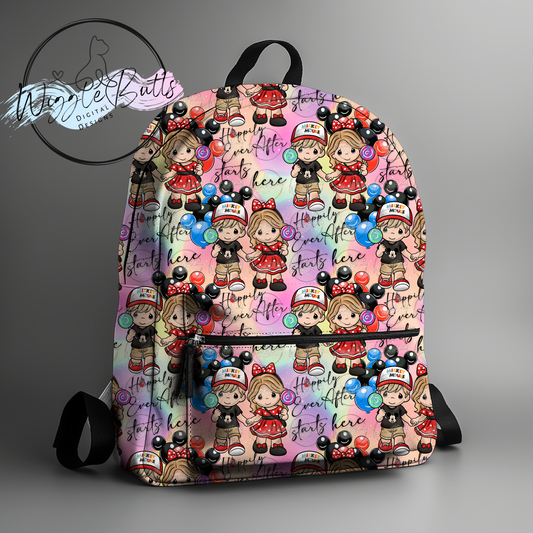 Precious Children Mouse and Friends Multicolor Pastel Seamless File