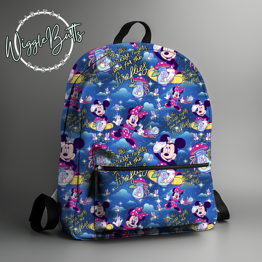 Mouse Chasing Fireflies Seamless