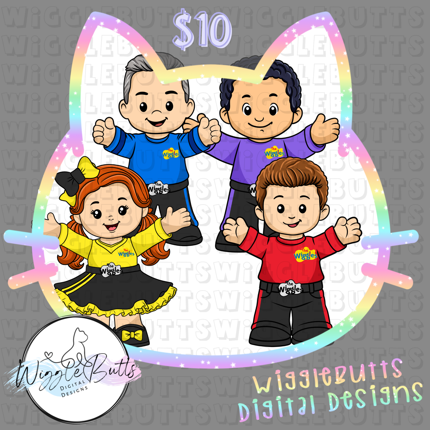 Rainbow Dance Little Ones ClipArt Bundle