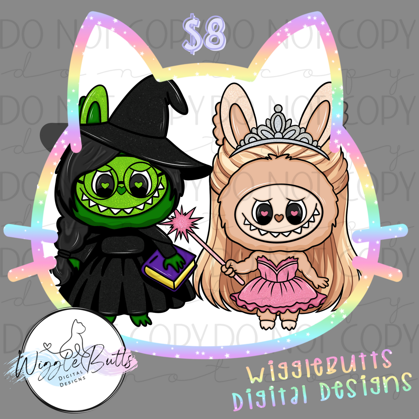 Little Monsters Witches Good Witch Bad Witch ClipArt Bundle