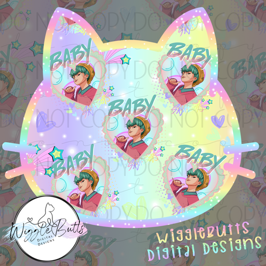 Anime Soda Boys Seamless Design6