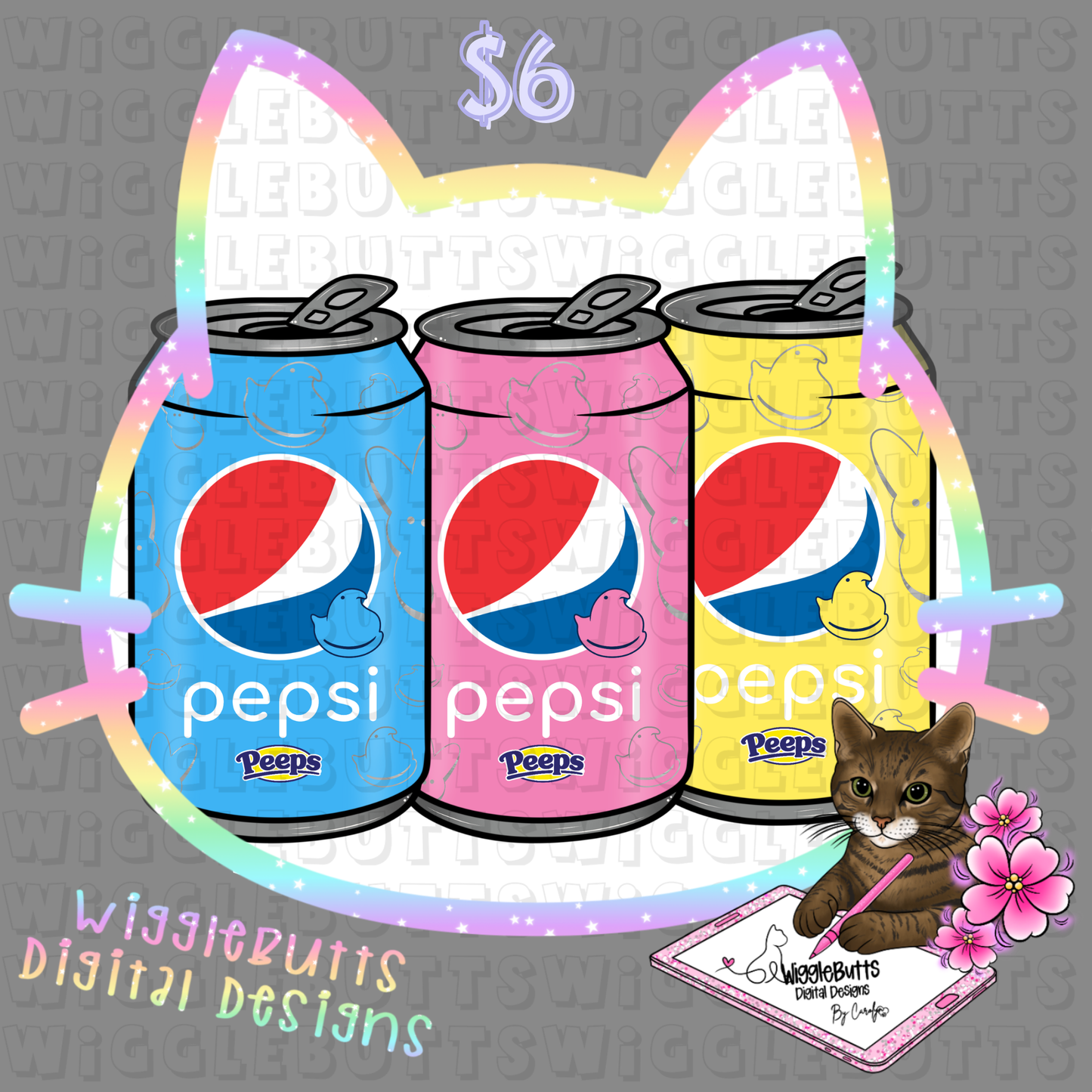 Easter Bunny Chick's Soda Cans ClipArt Bundle