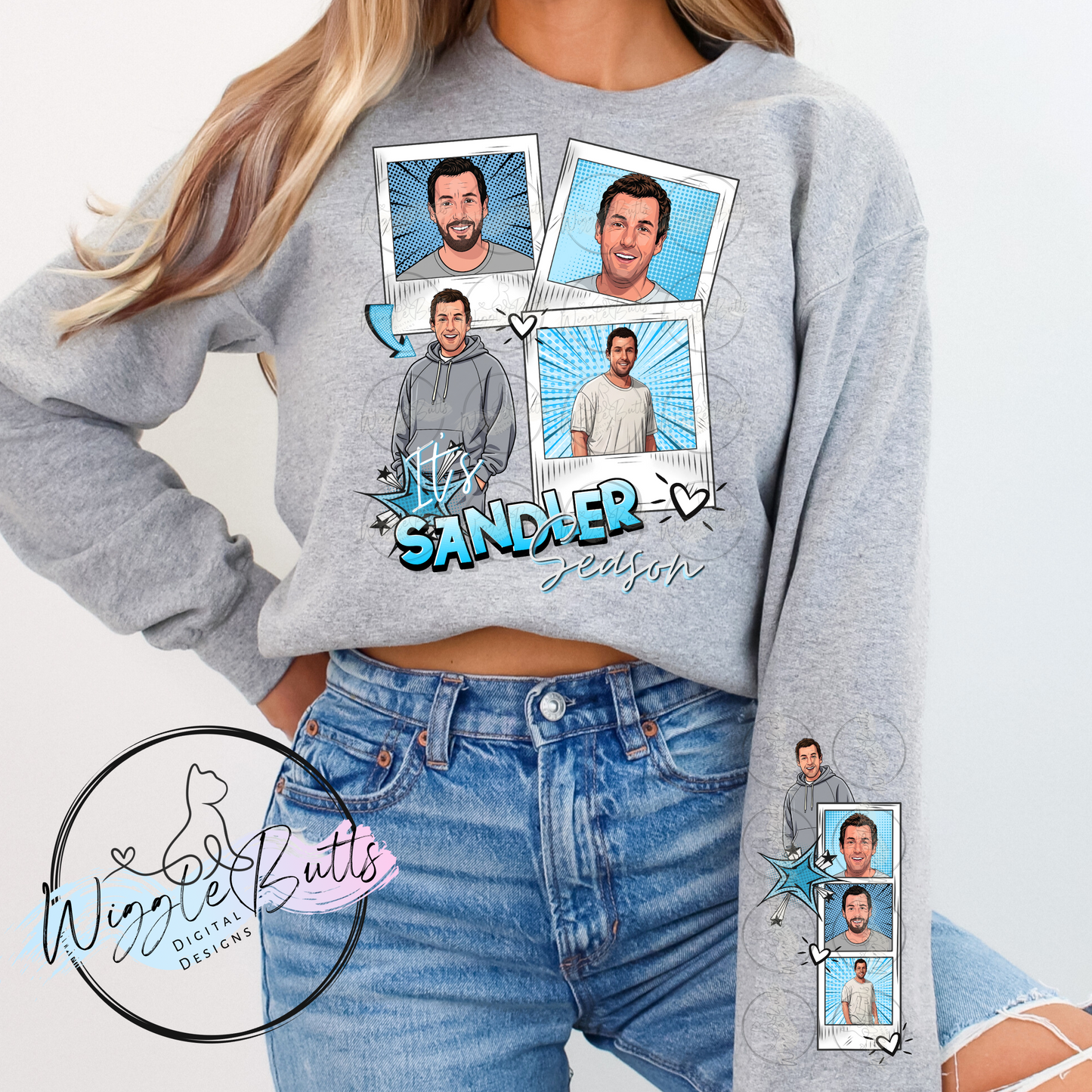 Hoodie Season PNG Design and Matching PNG Sleeve Design