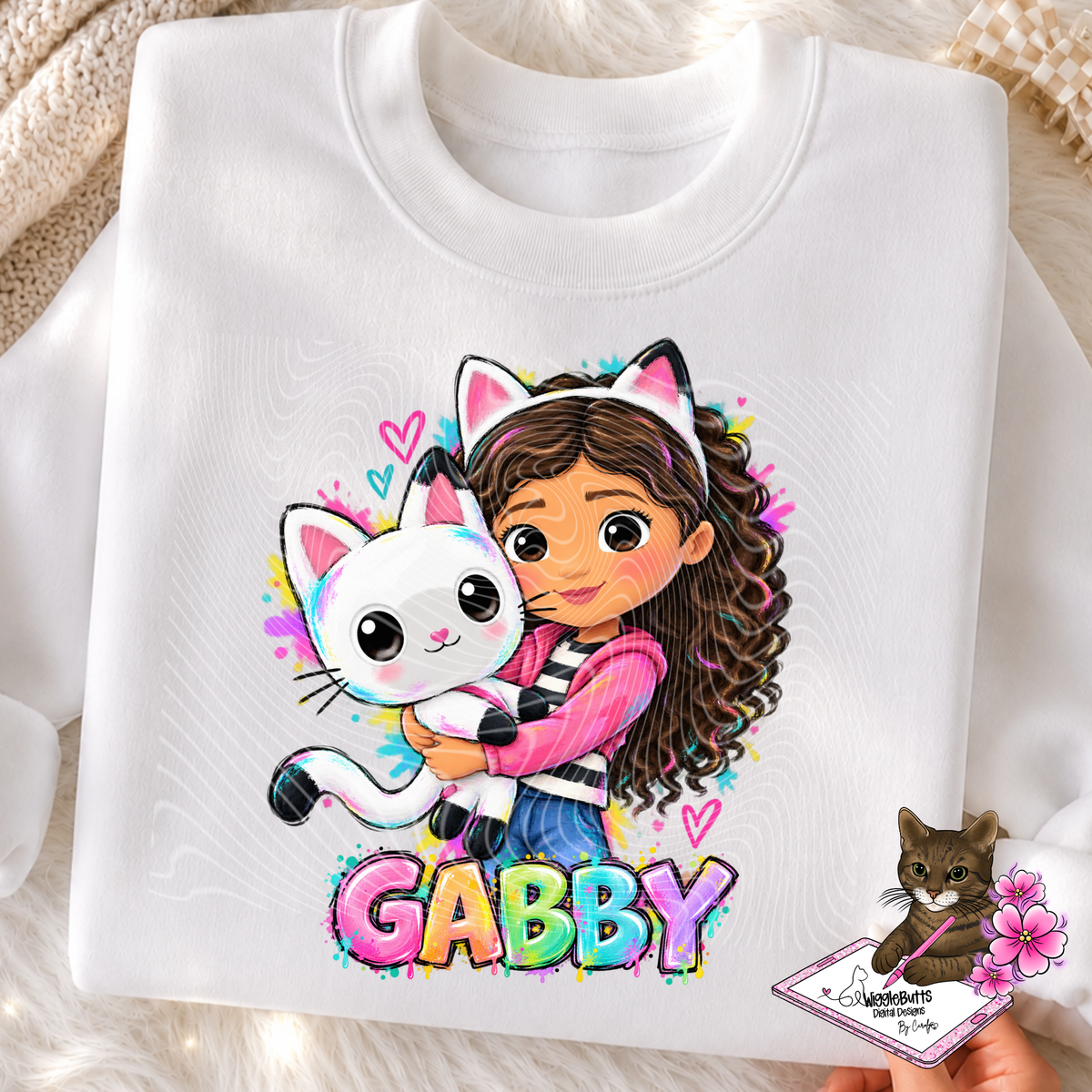 Kitty Cat Dollhouse Cat PNG Design