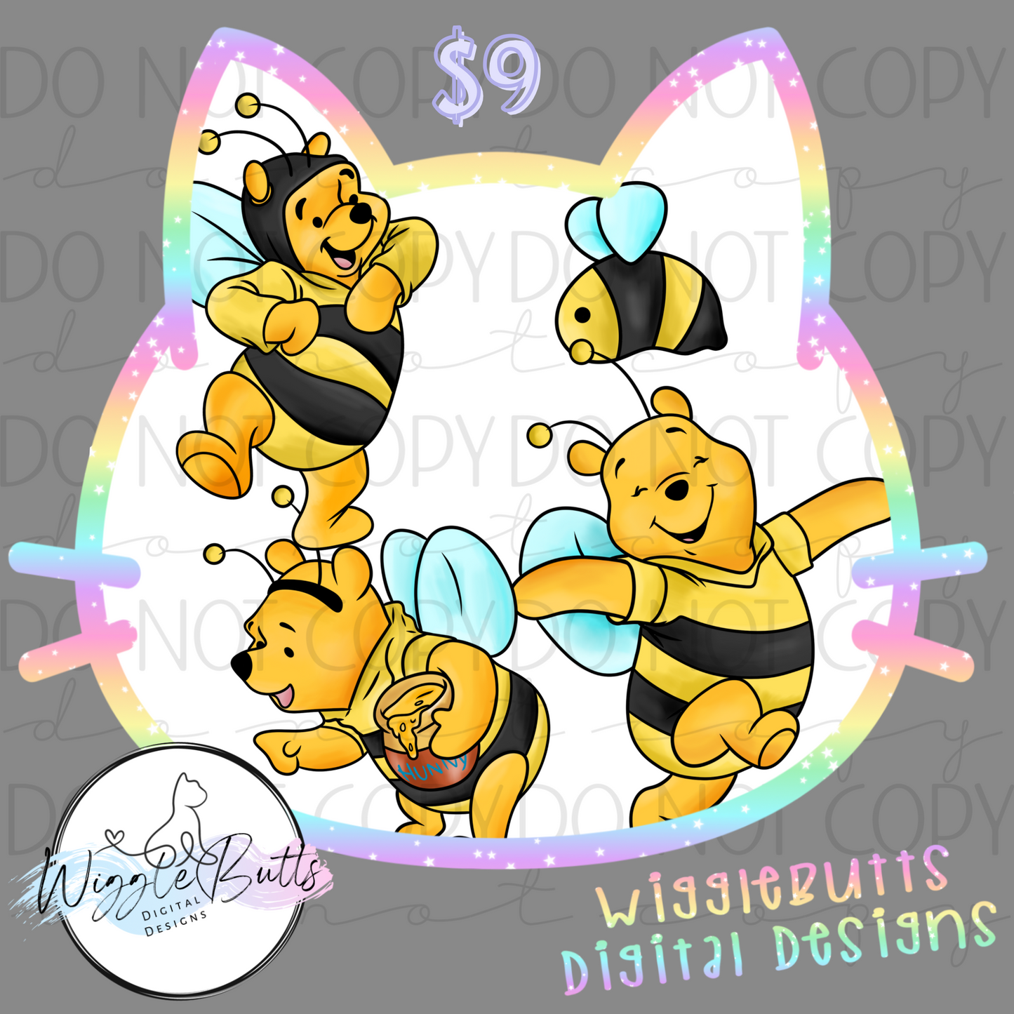 Honey Bear Honey Bee ClipArt Bundle