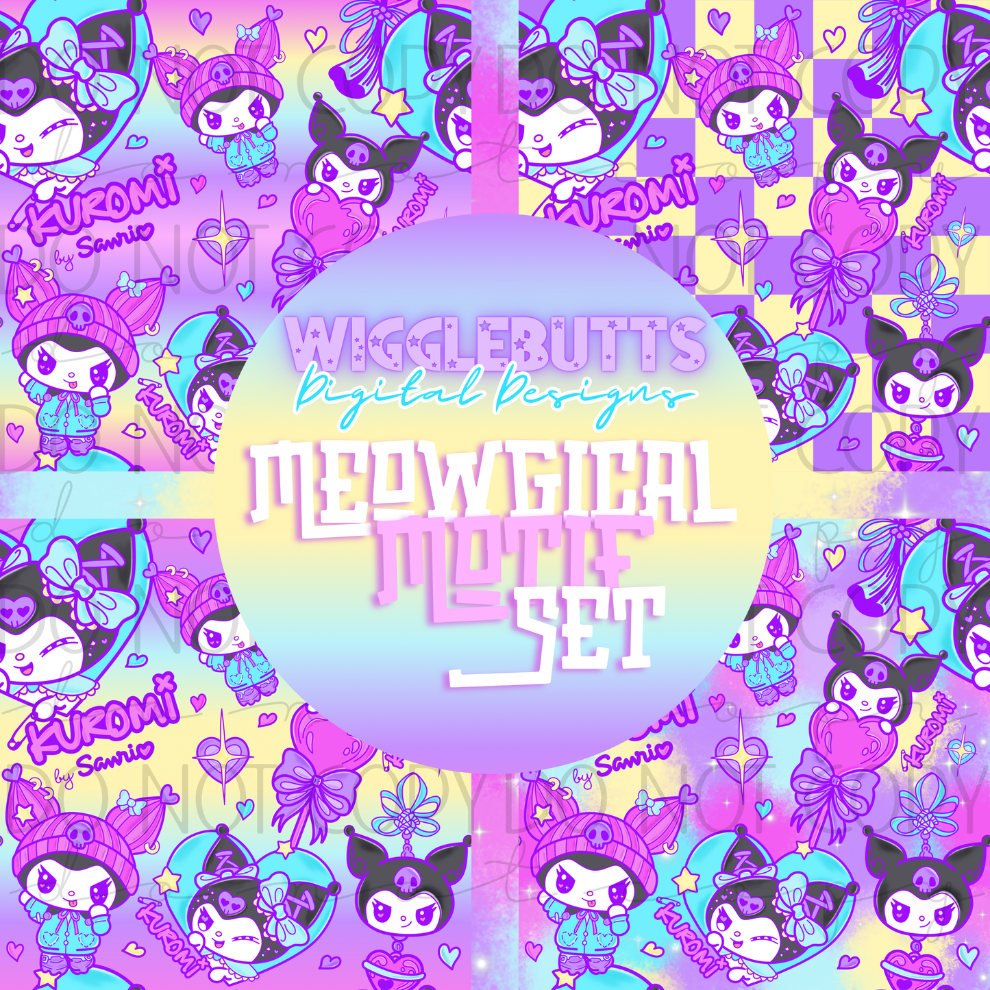 Kitty Friends Sweetness Meowgical Motif Set