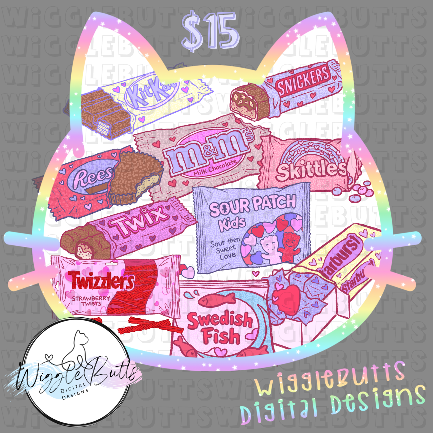 Valentine's Day Candy ClipArt Bundle