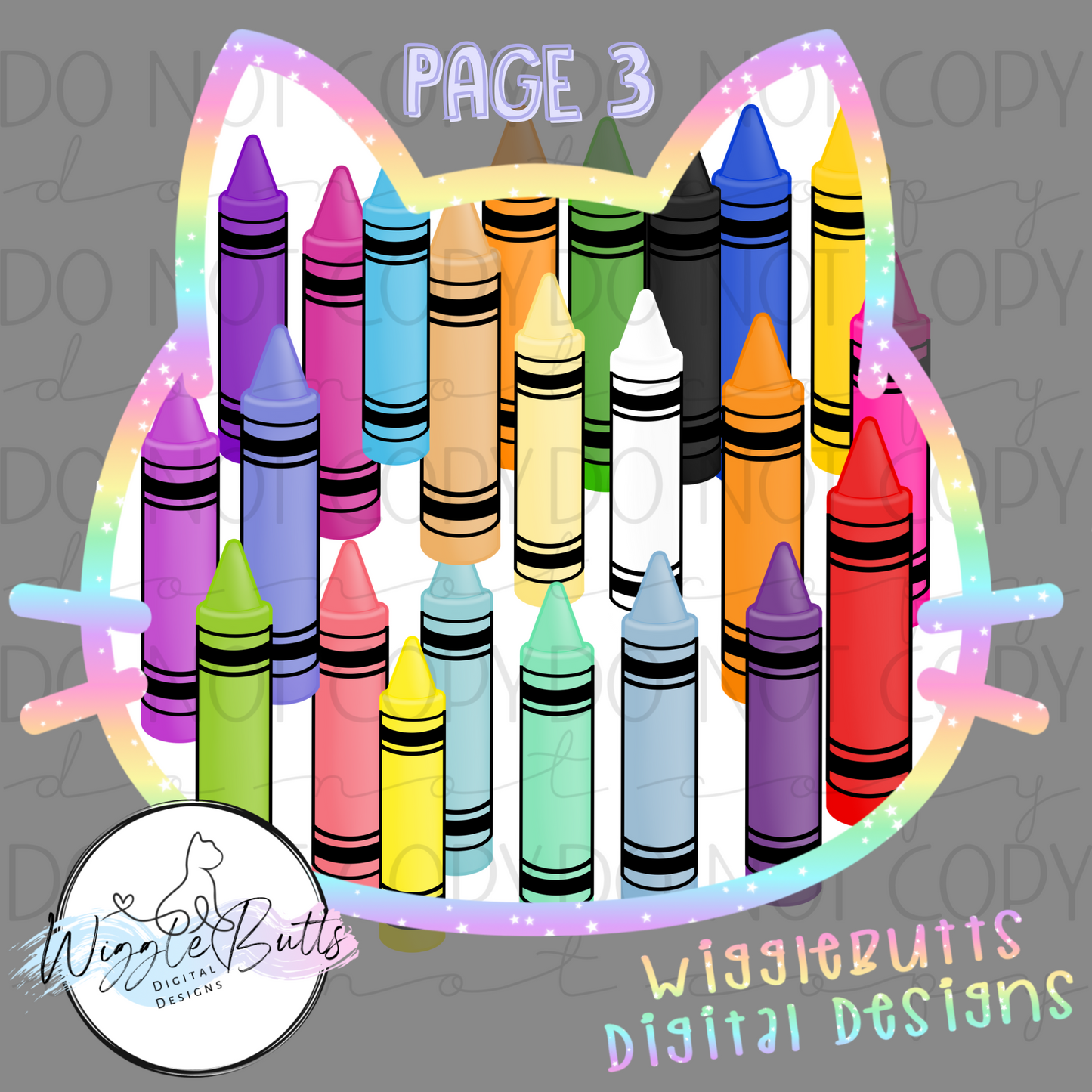 Back to School School Supply ClipArt Bundle