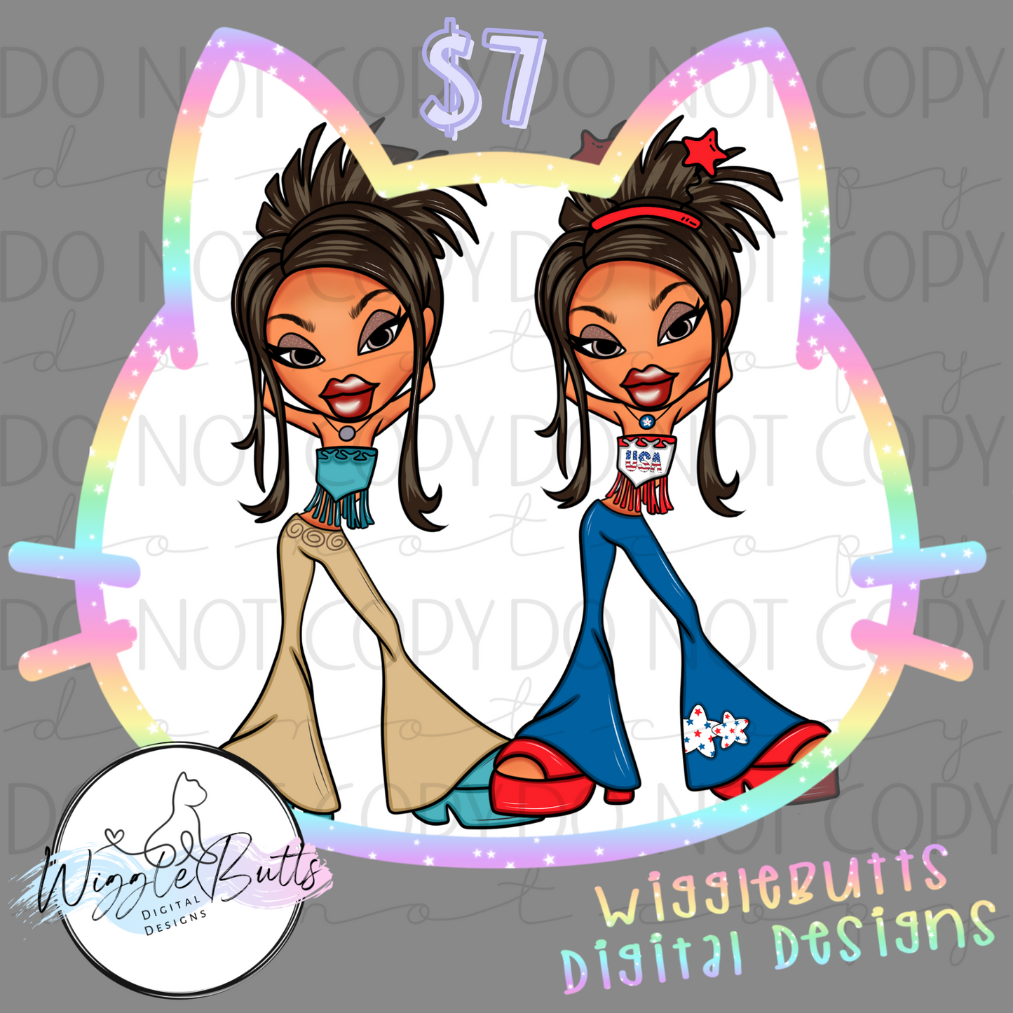 Bratty Girls ClipArt Bundle