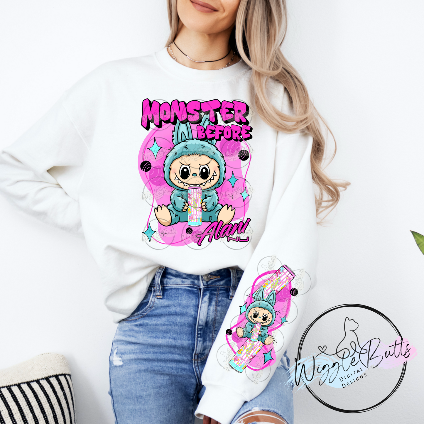 Little Monsters Drinks PNG Design Solo Bundle