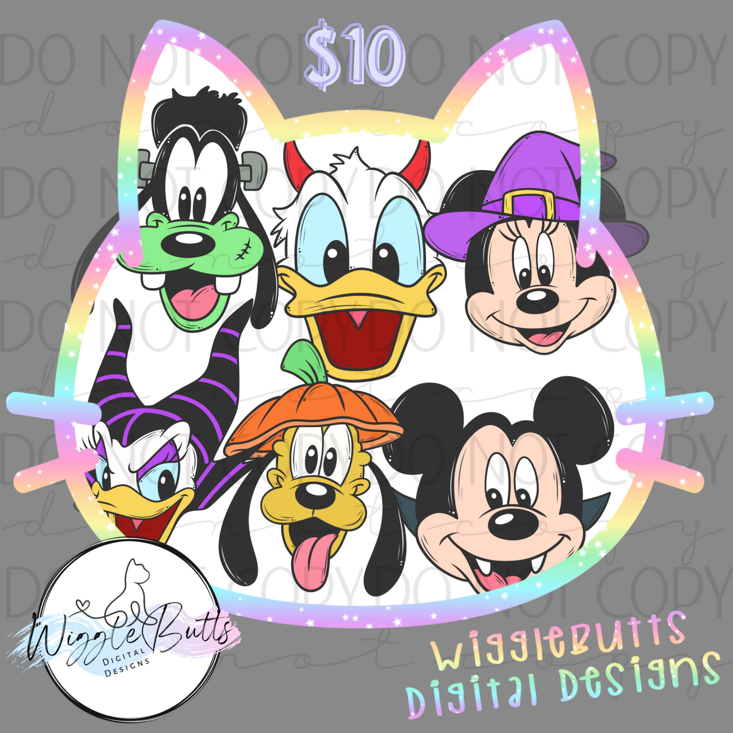 Mouse and Friends Halloween ClipArt Bundle