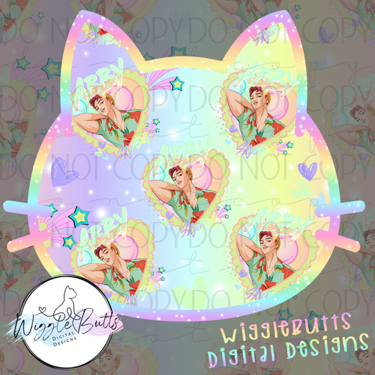 Anime Soda Boys Seamless Design5