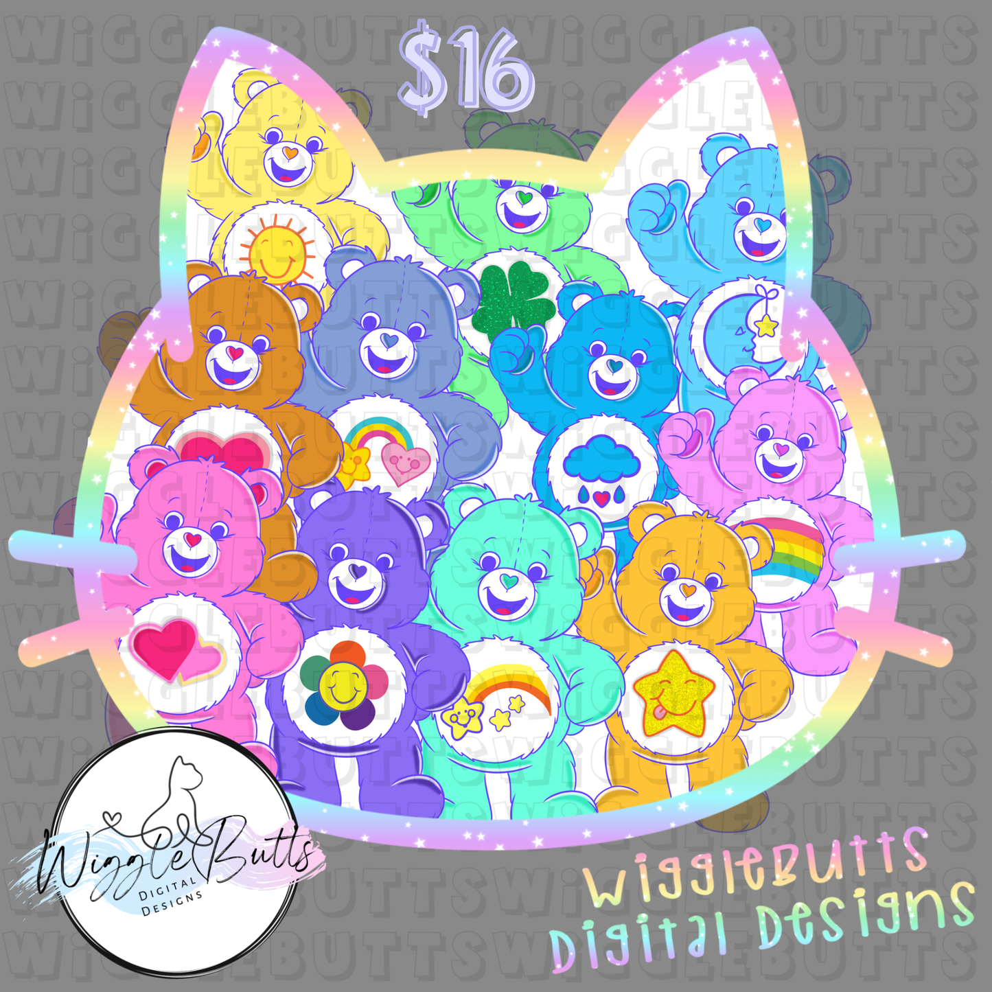 90s Retro Bears ClipArt Bundle