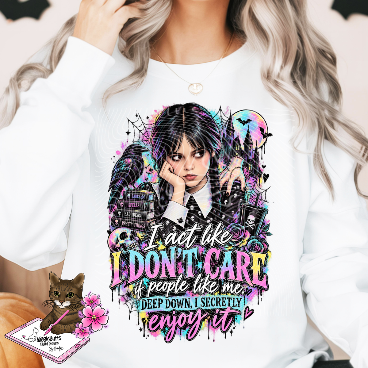 Halloween Wed Spooky PNG Design