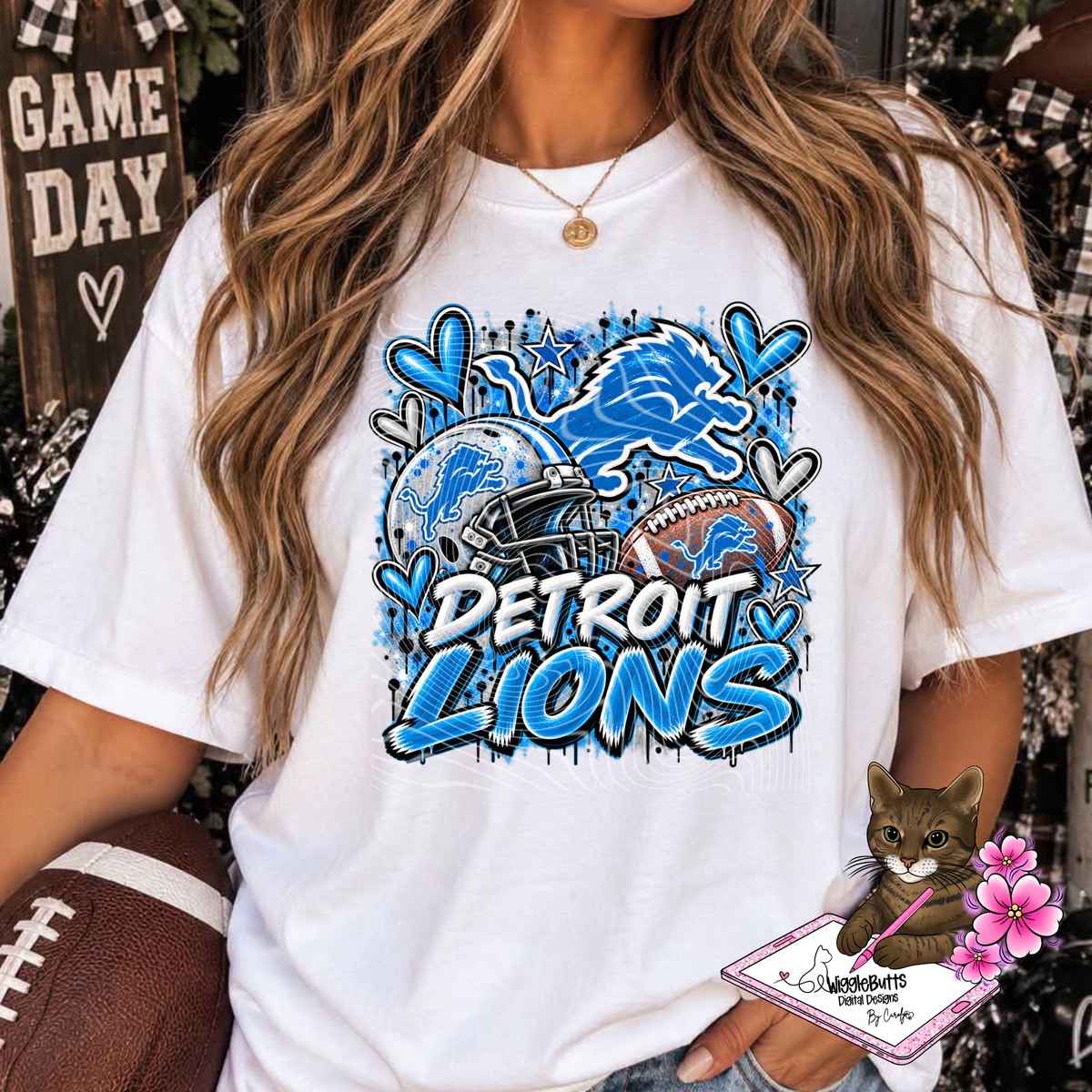 Football Painted PNG Design