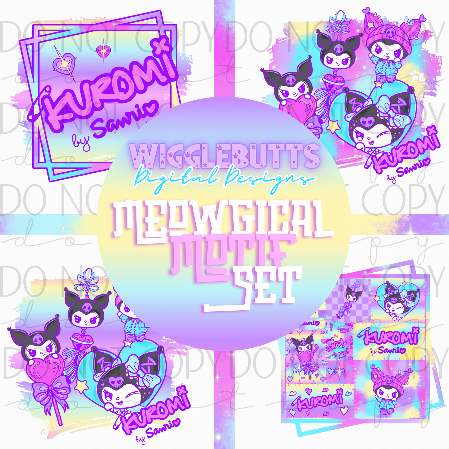 Kitty Friends Sweetness Meowgical Motif Set