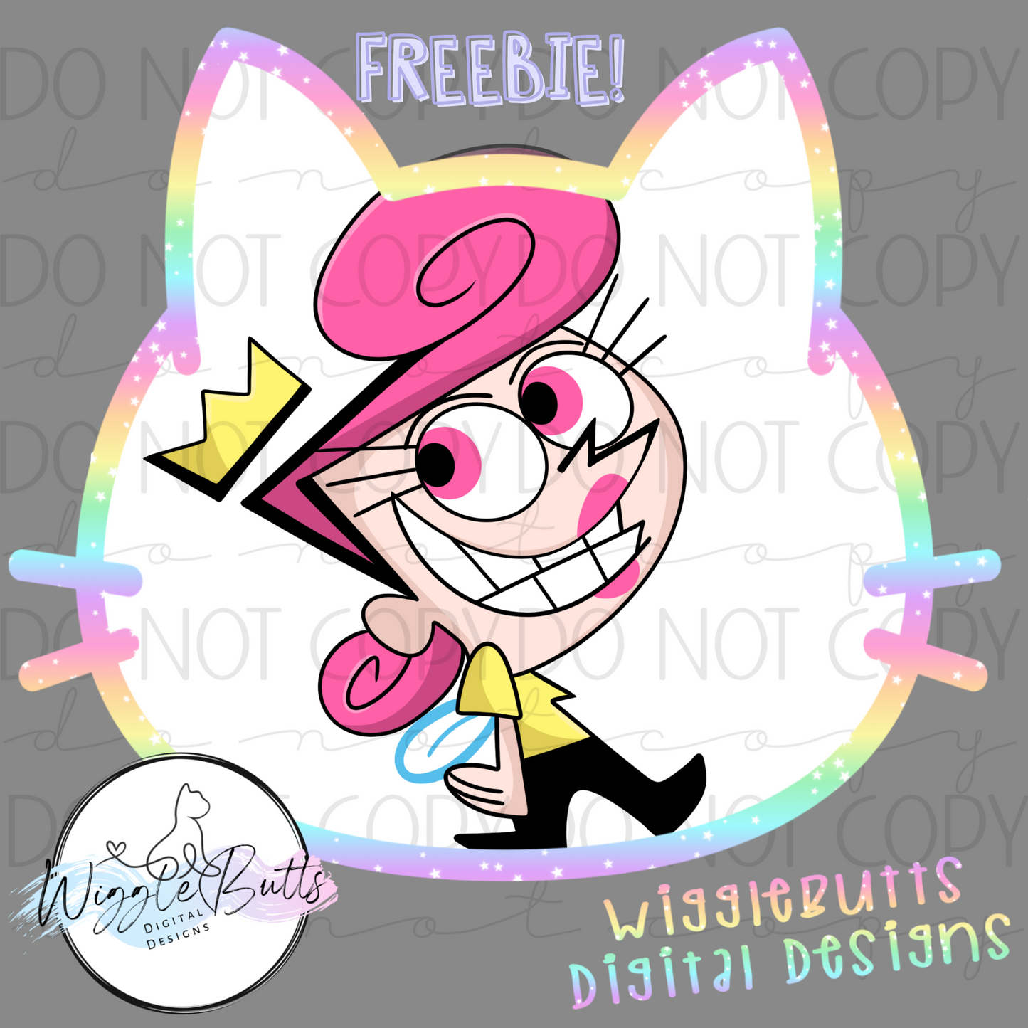 Pink Fairy Parent ClipArt Piece