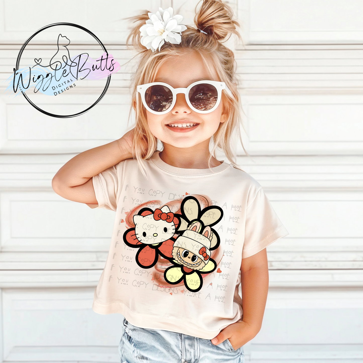 Anime Kitty and Friends Little Monsters PNG Design