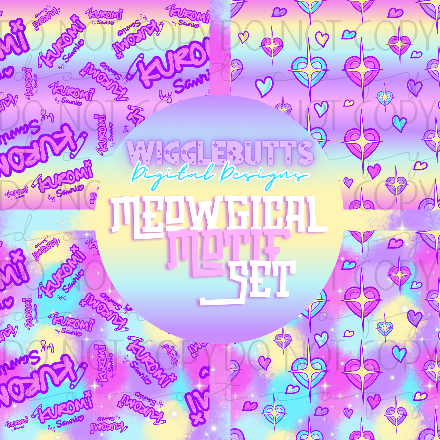 Kitty Friends Sweetness Meowgical Motif Set