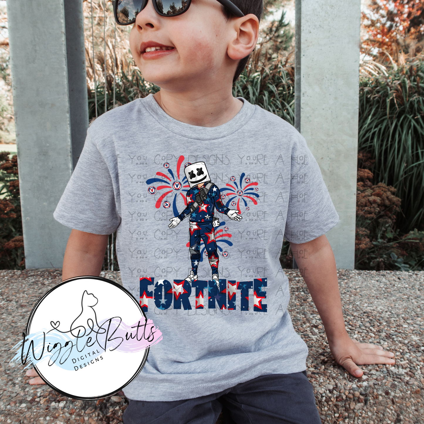 Gamer Character 4th of July PNG Design