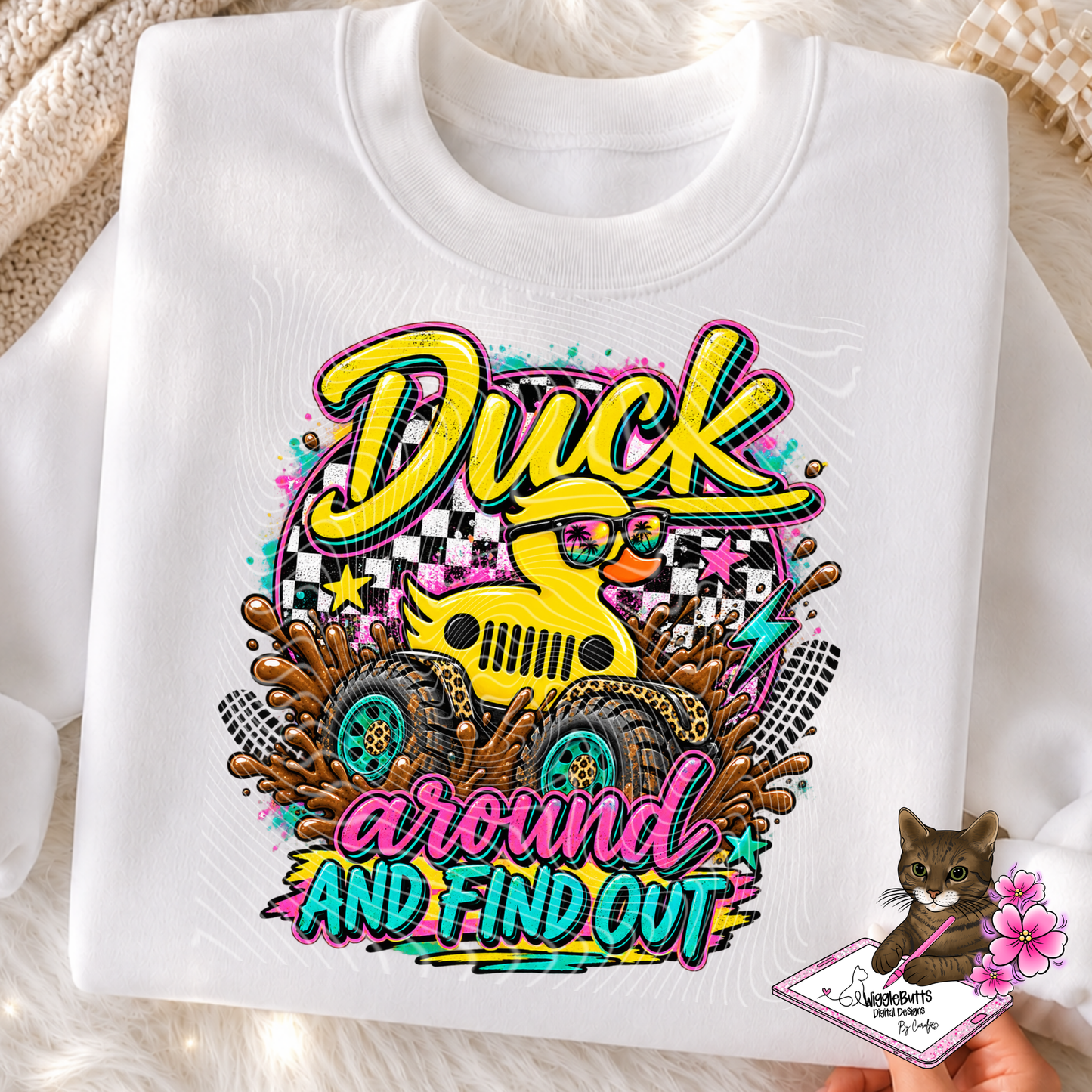 Off Road Duck Around and Find Out PNG Design