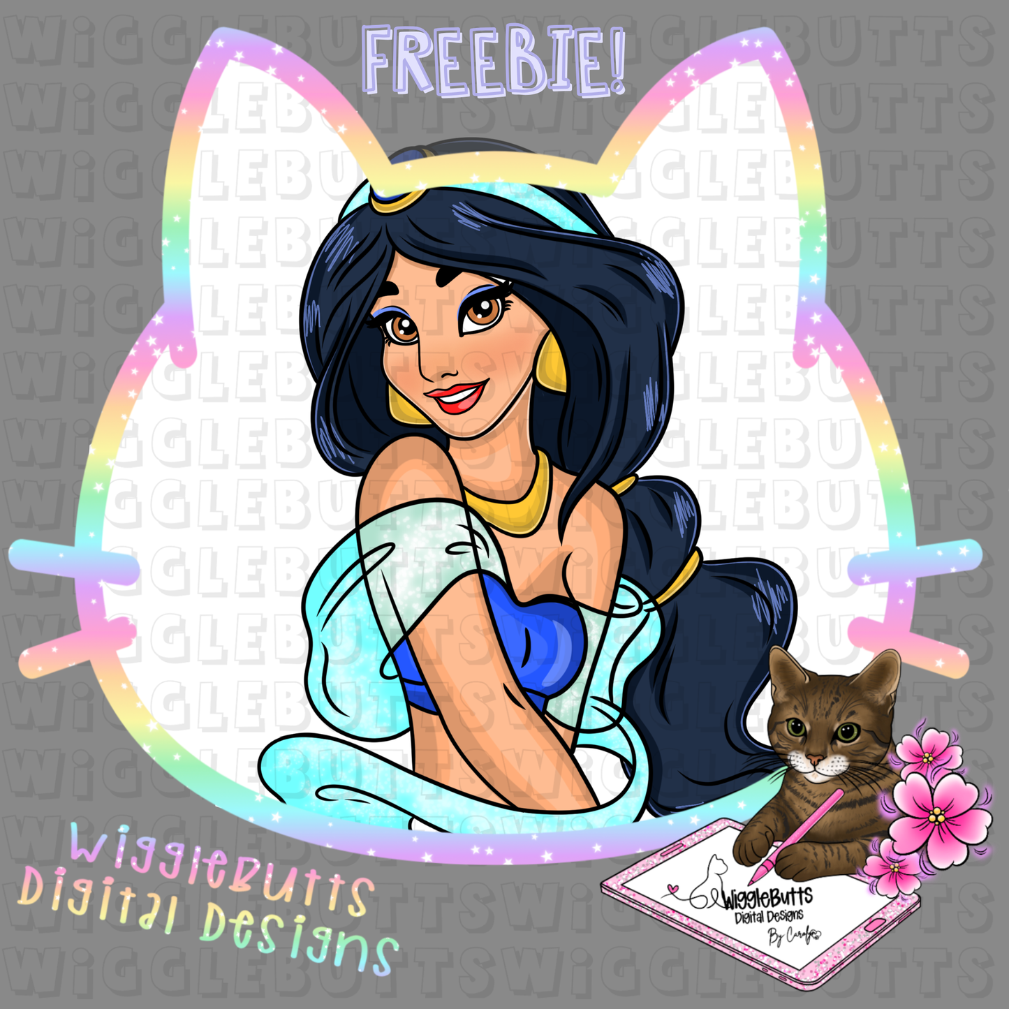 Genie Princess ClipArt Piece