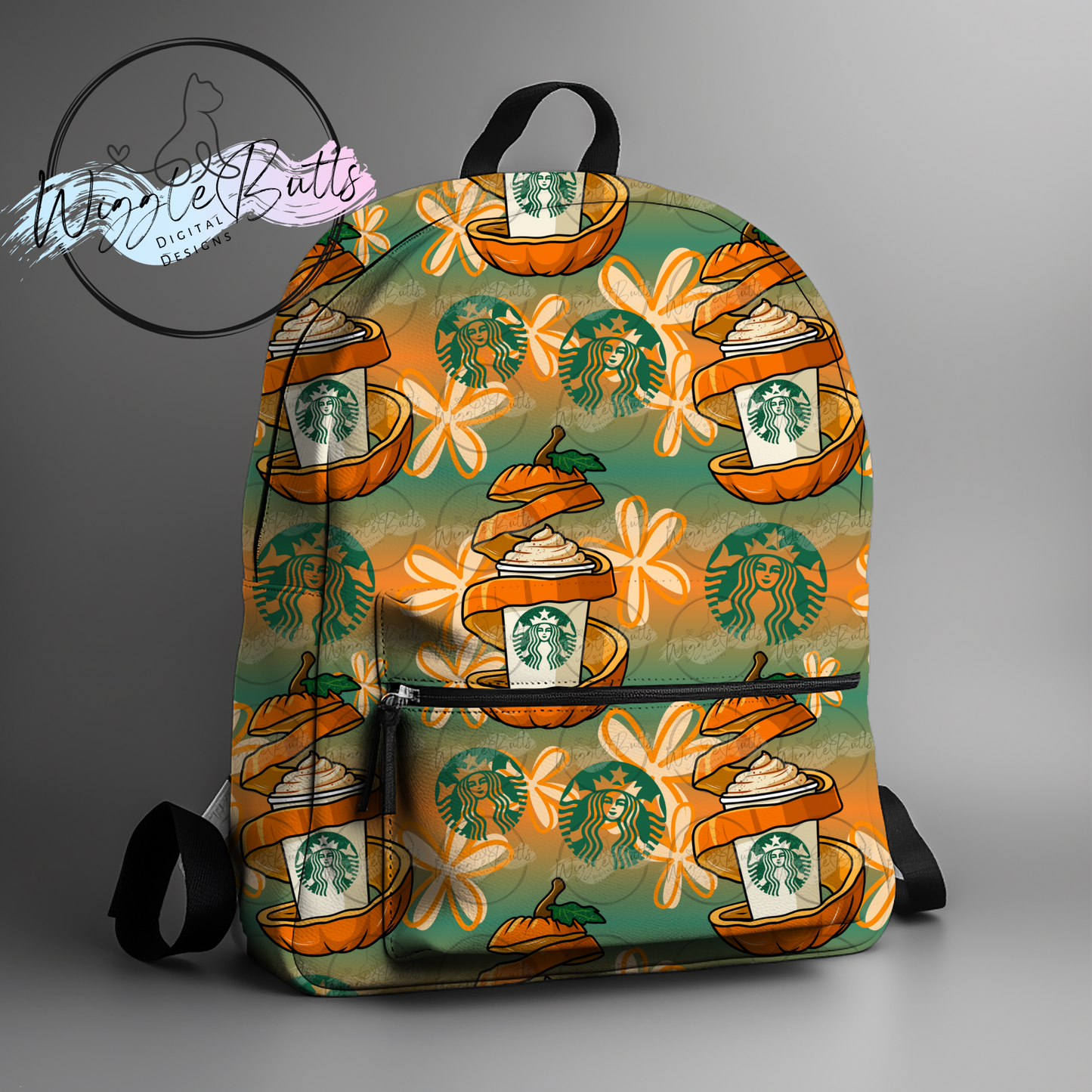 Coffee Pumpkin Spice Latte Seamless File