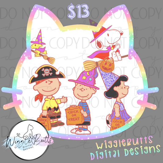 Peanut Kids Halloween ClipArt Bundle