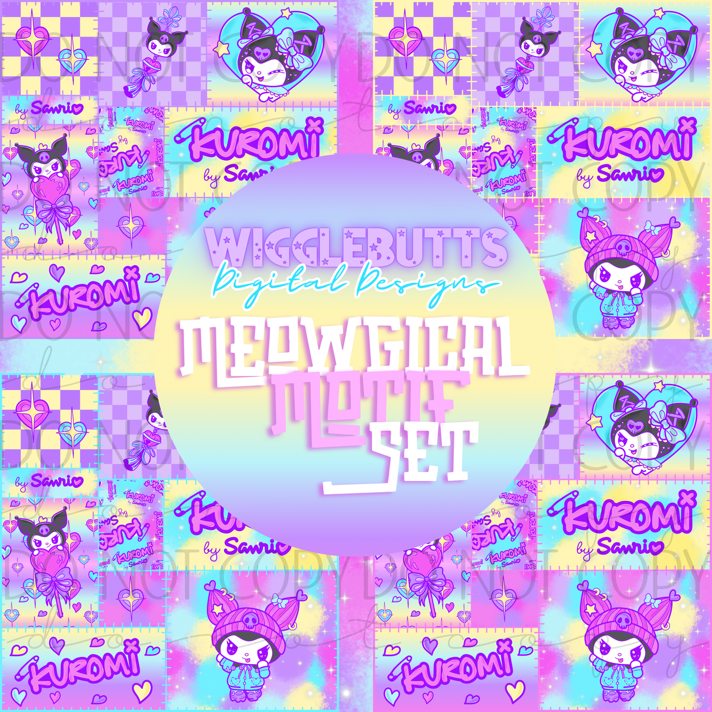 Kitty Friends Sweetness Meowgical Motif Set