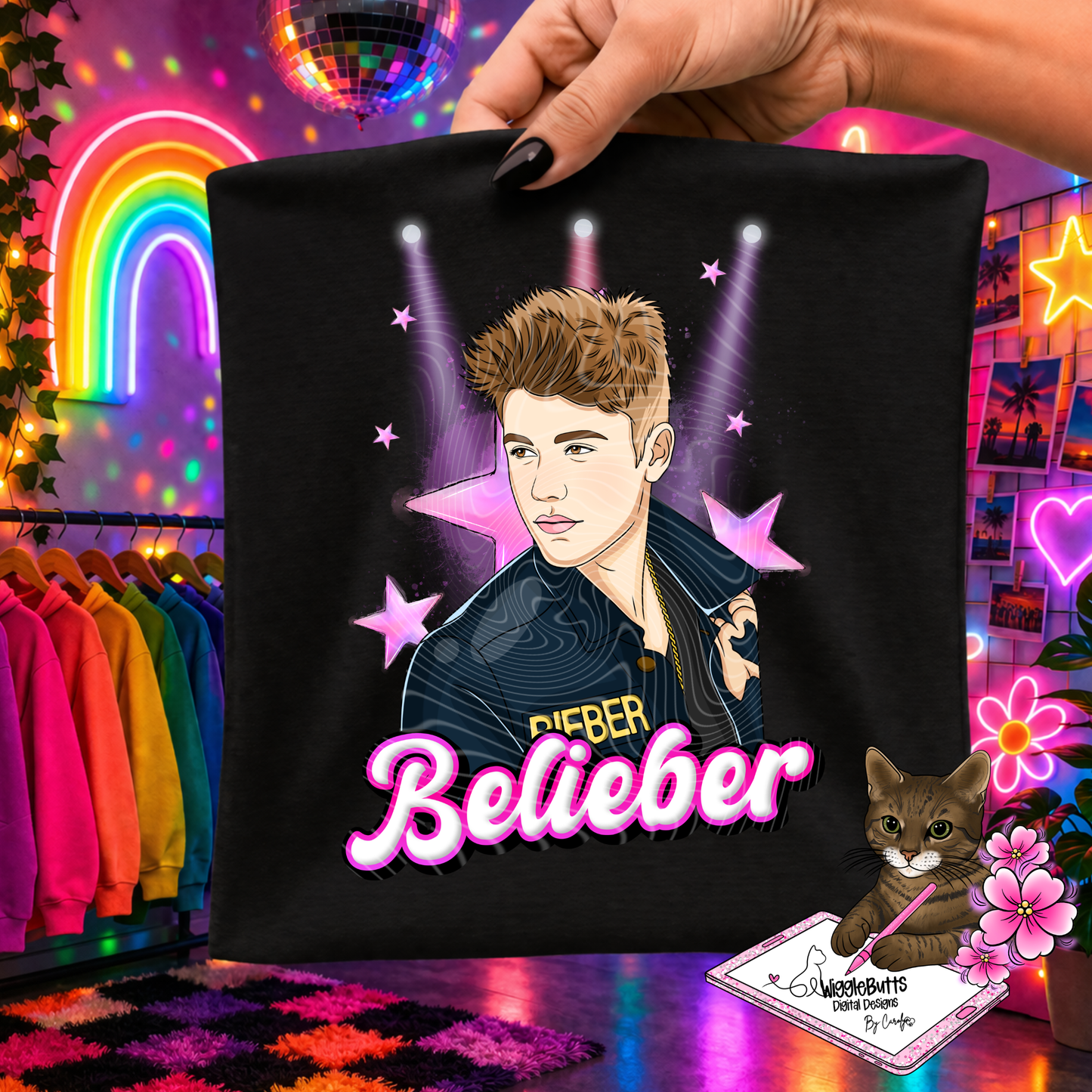 Pop Star PNG Design