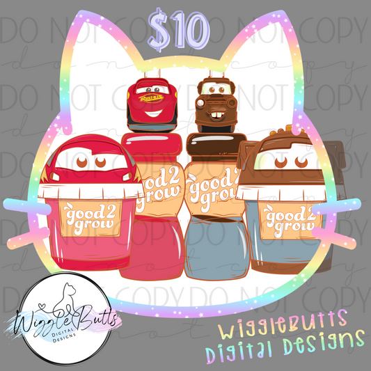 Cars Trucks Snacks and Juices ClipArt Bundle