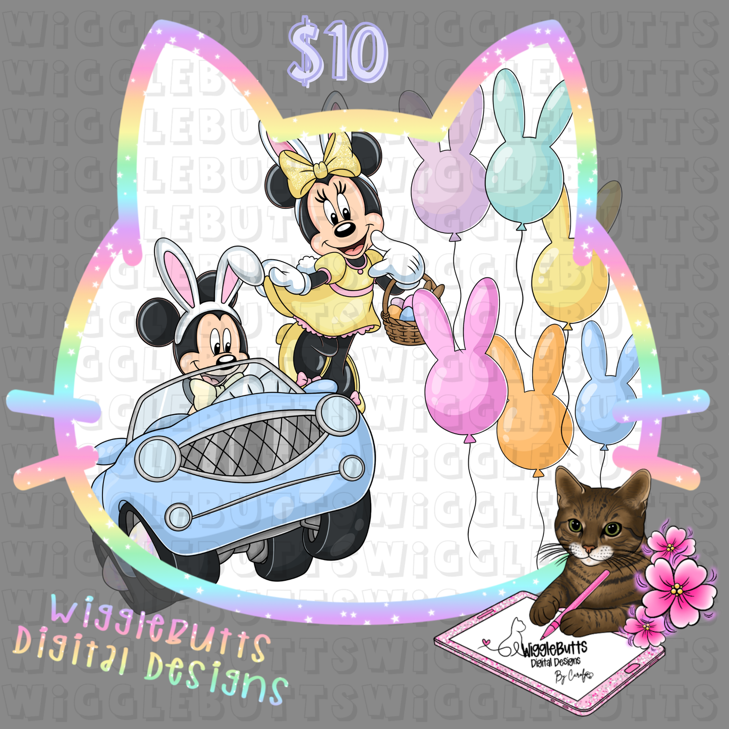 Mouse and Friends Easter ClipArt Bundle
