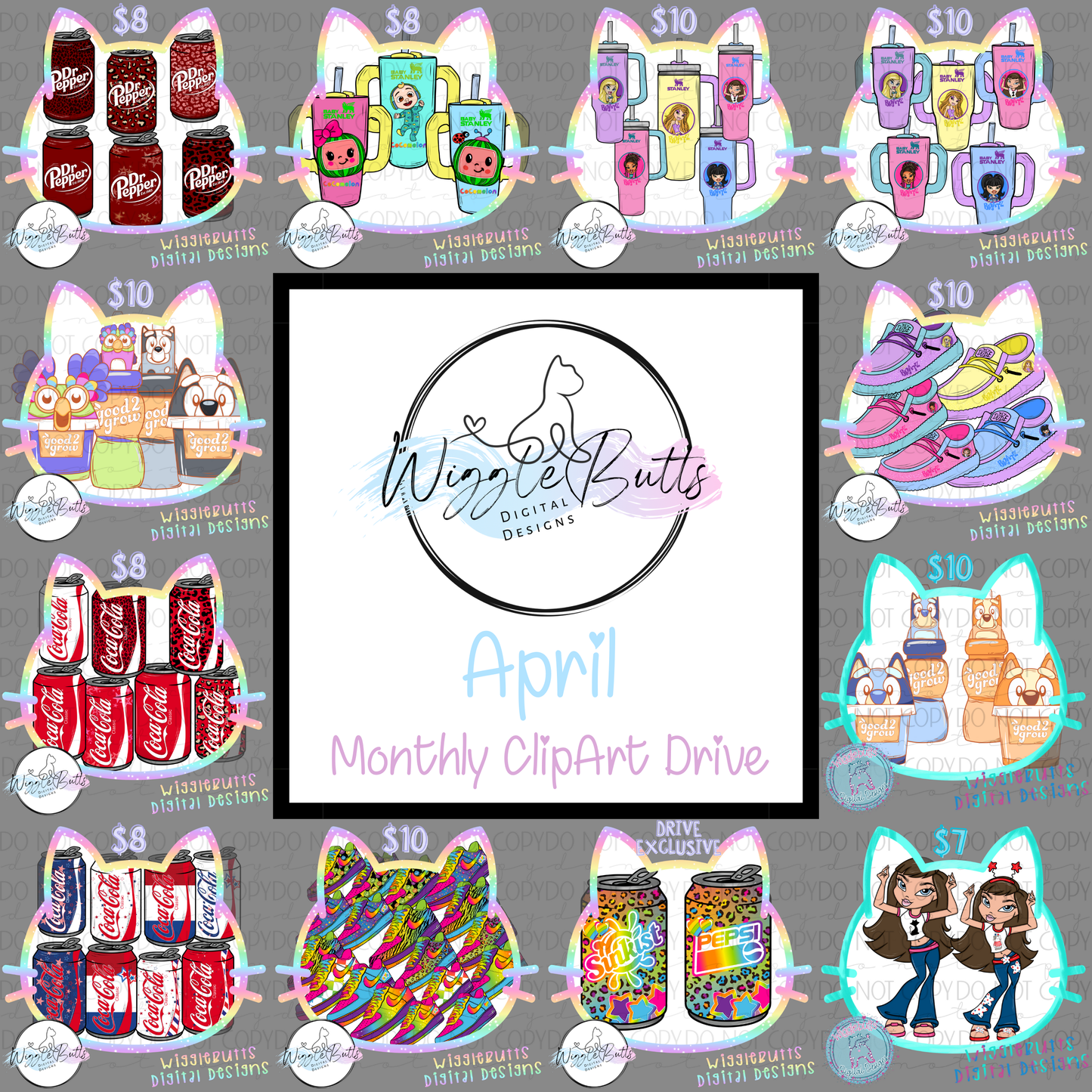 2025 Yearly Regular ClipArt Drive