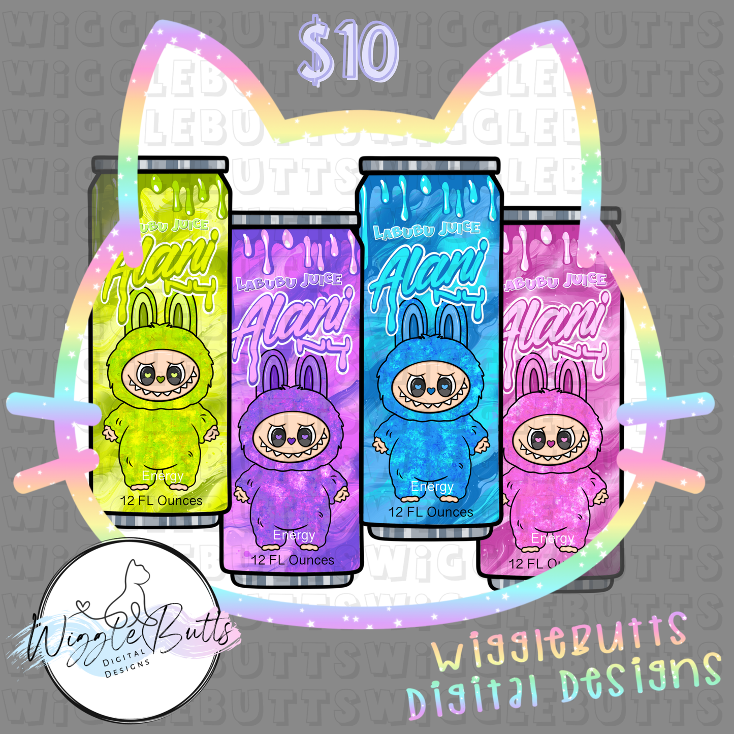 Monsters Energy Drink ClipArt Bundle