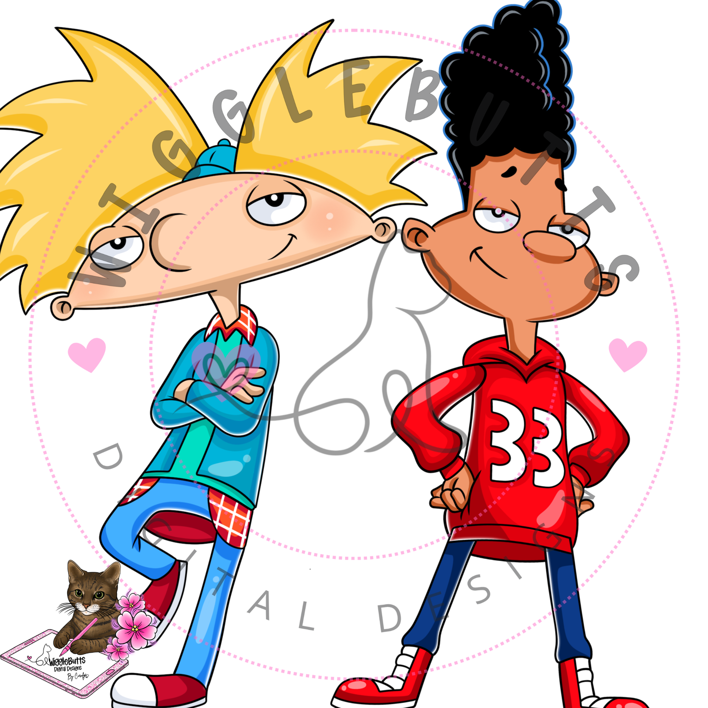 Football Kid Cartoon ClipArt Bundle
