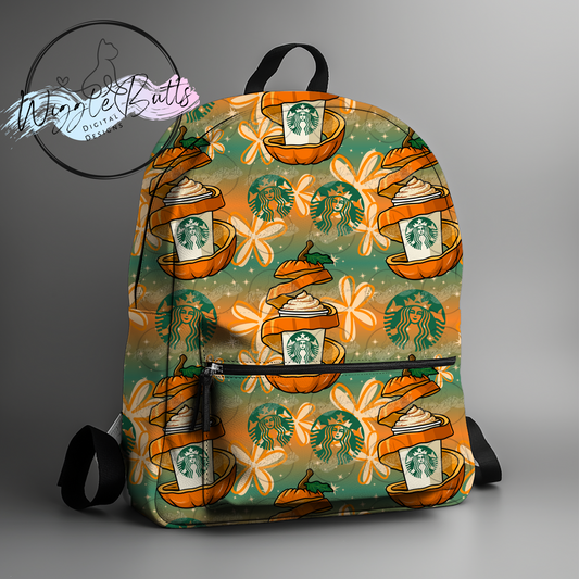 Coffee Pumpkin Spice Latte Seamless File